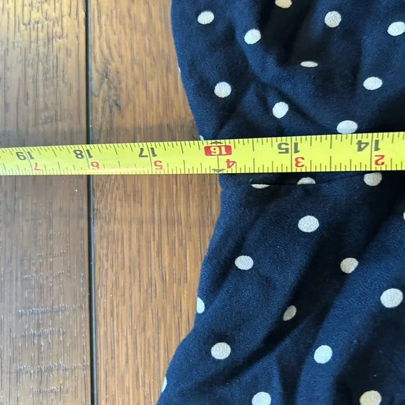 Old Navy Navy and White Polka Dot Wide-Leg Jumpsuit Size L - Picture 8 of 9